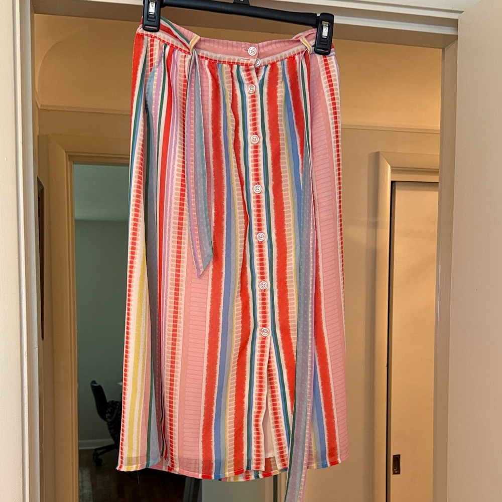 Jack by BB Dakota Multicolor Striped Skirt